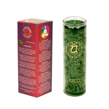 Świeca zielona (czakra serca) 4