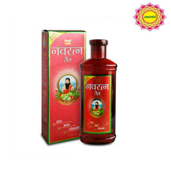 Ziołowy Olej do Masażu + włosów Navaratna 180 ml