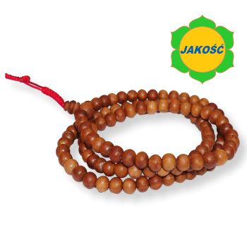 Mala z drzewo sandał (sandalwood) 8mm.