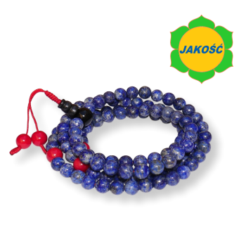 Mala (Lapis lazuli) 8mm Jakość