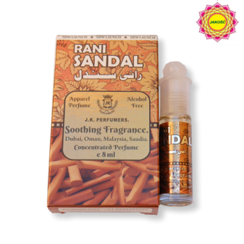Perfumy w Olejku Rani Sandal (Sandałowe) 8ml.