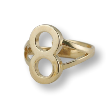 Pierscionek pomyślności 88 (złota 14k)