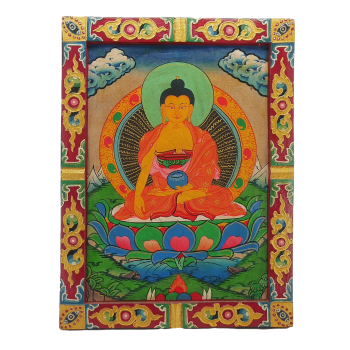 Sakyamuni Buddha 08 na drewno