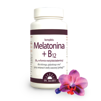 Melatonina + B12 - 60 tabletek