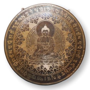 Gong (44cm) Tybetańsko -Nepalski Jakóść Budda Medycyna
