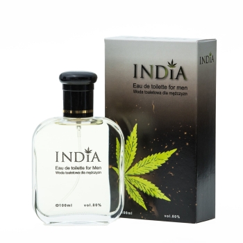 WODA TOALETOWA MĘSKA Z NUTĄ KONOPI, 100 ML INDIA COSMETICS