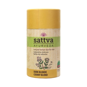 Sattva Naturalna ziołowa farba do włosów - Dark Blond 150 g.