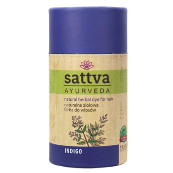 Sattva Naturalna ziołowa farba do włosów - indigo 150 g.