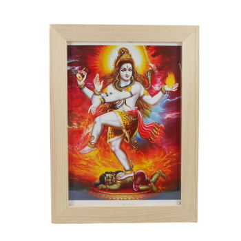 Zdjęcie w ramce - Pana Sziwa Shiva 15 x 21 cm Bogactwo