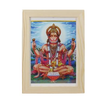 Zdjęcie w ramce - Pana Hanumana (Ochrona od Negatywne energii)15 x 21