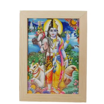 Zdjęcie w ramce - Hari Hara (Pan Shiva + Pan Narayana) 15 x 21