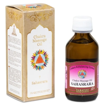 Oleju do masażu czakra korony Sahasrara