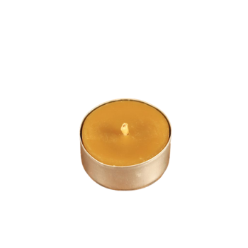 Zestaw Naturalnych Świec Tealight - zapach naturalny wosku pszczelego
