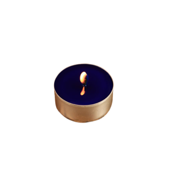 Zestaw Niebieskich Świec Tealight - zapach naturalny