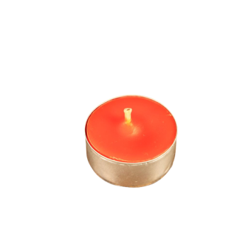 Zestaw Pomarańczowe Świece Tealight - zapach naturalny