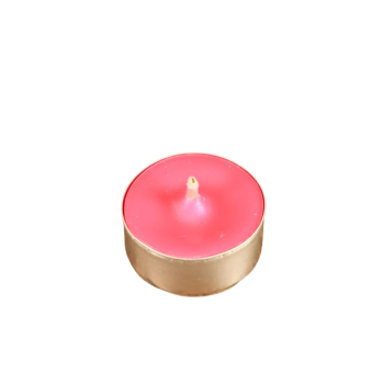 Zestaw Różowych Świec Tealight - zapach naturalny