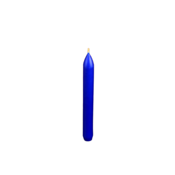 Niebieska świeca klasyczna - pozbycie się nałogów, wierność, harmonia w domu