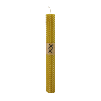 świeca z węzy pszszelej z Runą INGWAZ