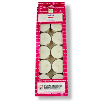 Satya świeczki tealight Róża - zestaw 12 szt.