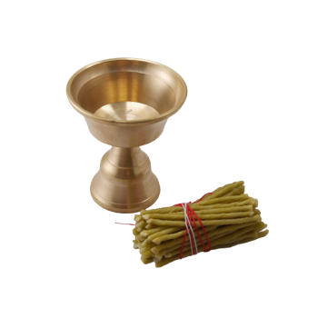 Zestaw Lampka (lampki) maślana + knoty HIT