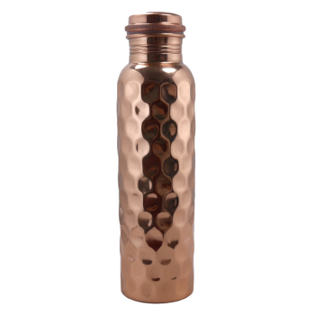BUTELKA MIEDZIANA 900ml jakość 08 Diamontowy wzor